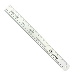 Aluminium Ruler 306, Length: 12/16/20/24 in